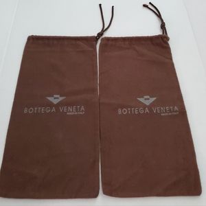 BOTTEGA VENETA VINTAGE FELT DRAWSTRING POUCH SHOE BAGS OR PURSE COVER